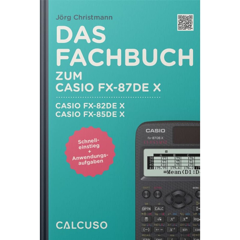 Calcuso Standard Package Black with Calculator Casio FX-85DE X ClassWiz