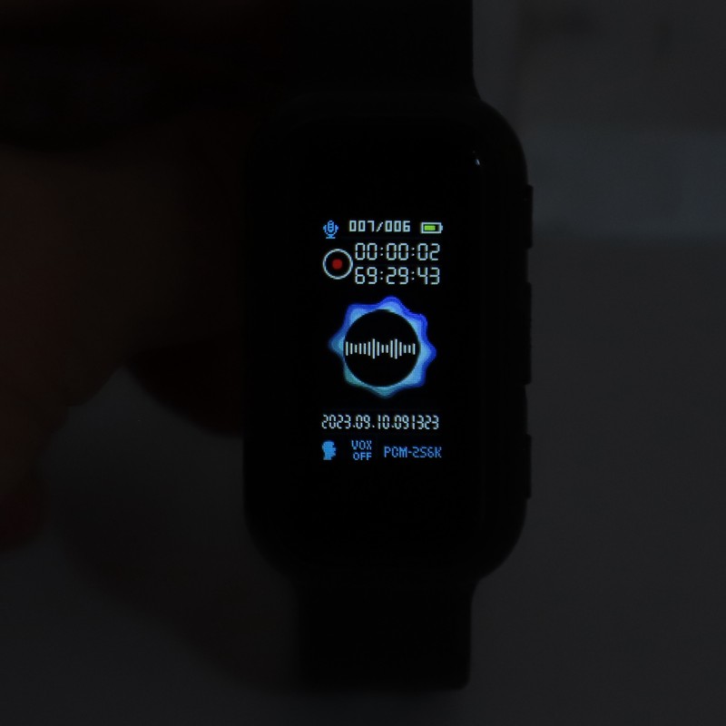 Voice Recorder Watch HD Noise Reduction MP3 Player File Encryption