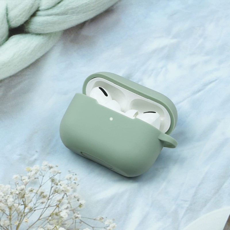 Wonhibo Sage Green for Airpods Pro Case for Men, Cool