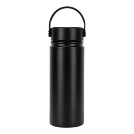 304 Stainless Steel Outdoor Portable Coffee Cup Frosted Vacuum Flask for Outdoor SuppliesBlack 500ml