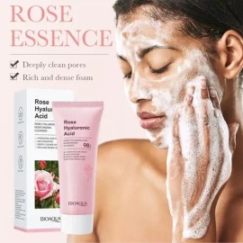 Bioaqua Crema Limpiador Rosas Acido Hialuronico Hidratante                                                                                            