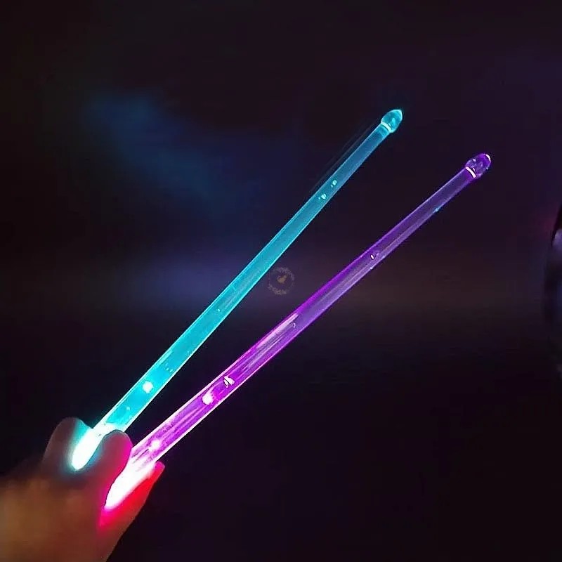 Baqueta Para Tambor Percusion Baqueta 5a Luz Led Bateria,usb Mix