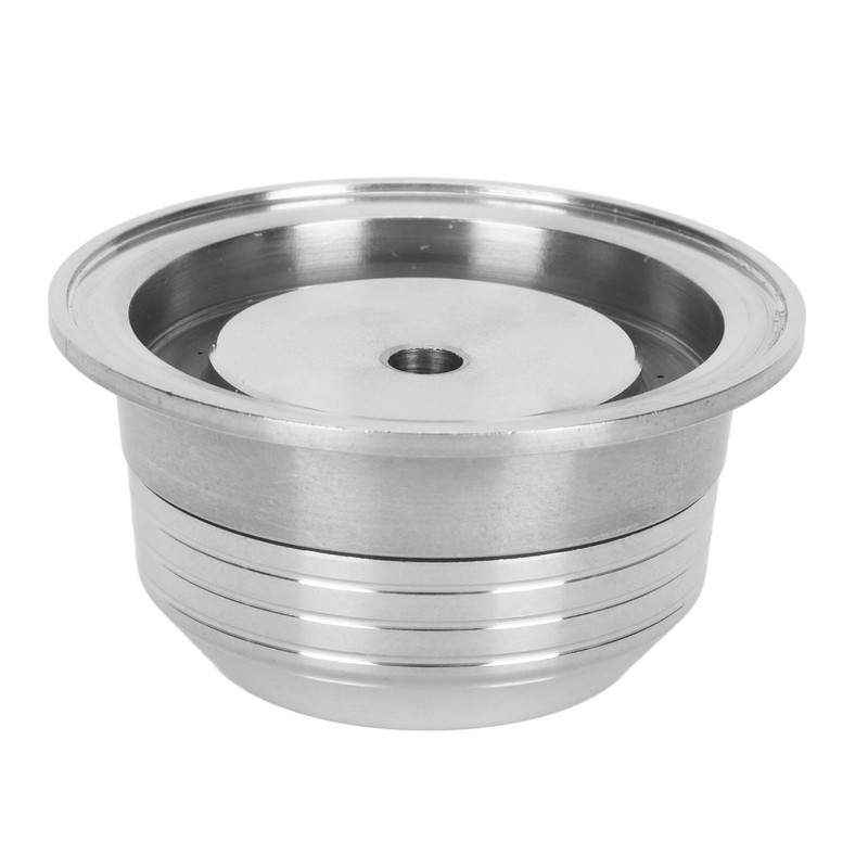 Reusable Coffee Capsule with Lid Scoop Brush Smooth Surface Stainless