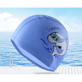 Flyorigin Swimming Cap Kids, Boys and Girls Swimming Caps, Toddlers, Kids, Kids Waterproof Swimming Cap Ages 3-10 Years