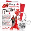 HOWAF Valentines Card for Fiancé, Valentines Day Card for Him,