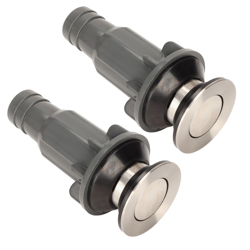 2 Pcs Bathroom Sink Stopper Stainless Steel Wash Basin Drain