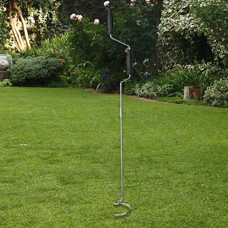 ＫＬＫＣＭＳ Compost Aerator Outdoor Portable Easy to Grip Compost Turner