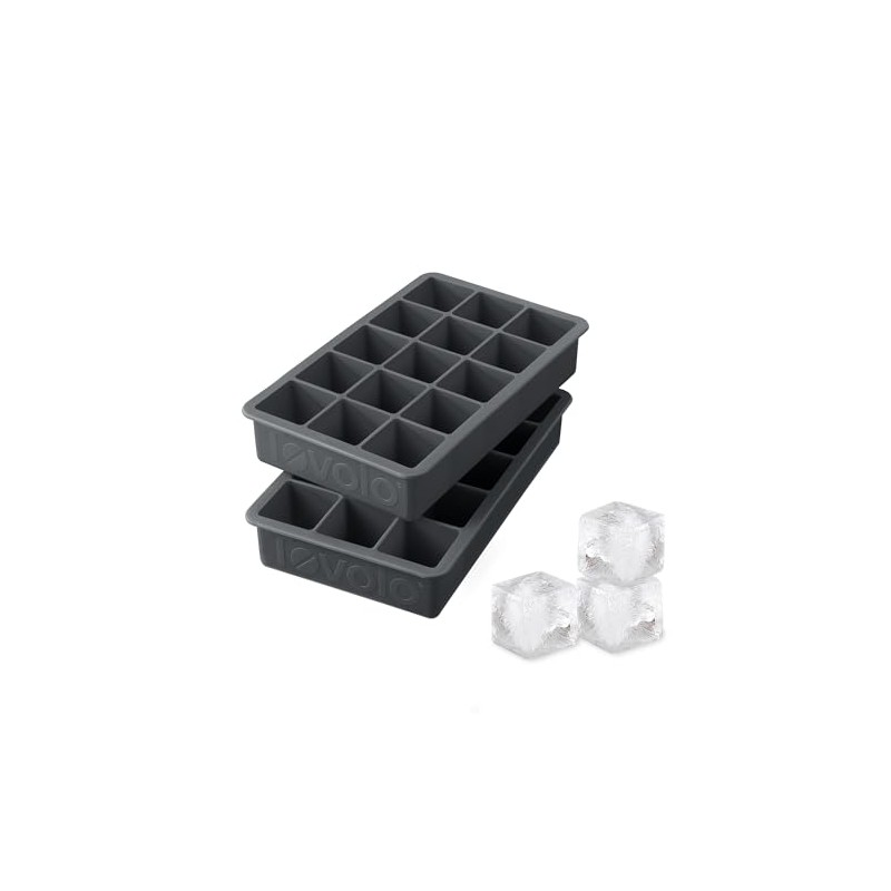 Tovolo Perfect Cube - Juego de 2 charolas para hielo,