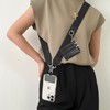 FYY Phone Strap Crossbody with Zippered Pouch - Adjustable Cellphone