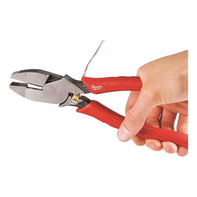 Milwaukee 48-22-6100 9 Inch Leverage Lineman Pliers w/ Crimper and