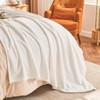 EMME Fluffy Soft Blanket Queen Size - 80"*90" Cream Soft