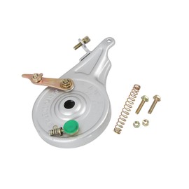 A ABSOPRO Silver Tone Metal Rear Wheel Brake Drum 14mm for Electric Bike Item Replacement