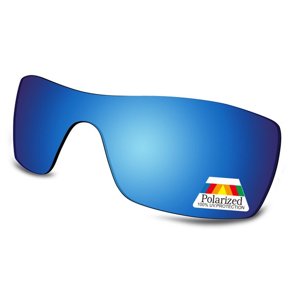 Bwake Lentes de repuesto para gafas de sol Oakley Oil Rig - Azul hielo polarizado