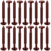 Blulu 18 Pcs 3 Inch Vinyl Shutter Fastener Window Panel