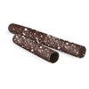 Dark Chocolate Covered Salty Licorice Sticks with Crushed Peppermint