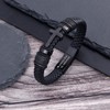 YOUFENG Urn Bracelet for Human Ashes Leather Cremation Cross Bracelet