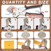 Canvas Snap Kit, Snap Fastener Tool, 405 PCS Boat Cover