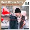 AGLIFEFY Winter Beanie Acrylic Knit Cuffed Plain Hats Skull Cap