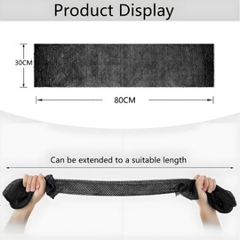 Anberyoo 2 Pcs African Net Sponges (31.5" × 11.8"), Body Scrubber Long Exfoliating Bath Net, Easy Foam, Dead Skin Remover for Body/Feet/Back Scrubber, Reusable Exfoliating Bath Wash Cloth