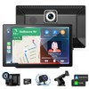 Portable Apple Carplay Screen for Car, 9" Wireless Car Stereo