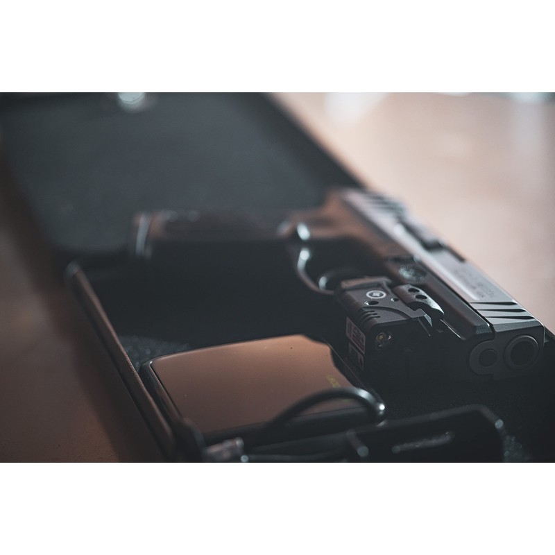 Lockdown Keyed Full Size Handgun Vault with All Steel Construction,