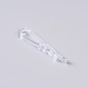 50PCS U Shape Clear Plastic Alligator Clips Shirt Folding Clips