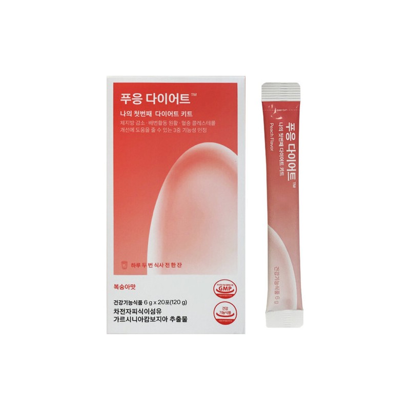 Dr. Blit 닥터블릿 푸응 다이어트 복숭아맛 6g x 20포 /