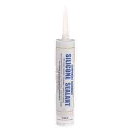 Industrial-Grade Aluminum Silicone Sealant Cartridge - 10.3oz