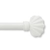 MODE Coastal Collection 1 1/8" Diameter Curtain Rod Set with