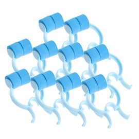NOLITOY 1set Nosebleed Stopper Clips Portable Exercise Clips for Nose Straightening Breathing Support Made of High Grade Pom Material for Travel Daily Use 16pcs