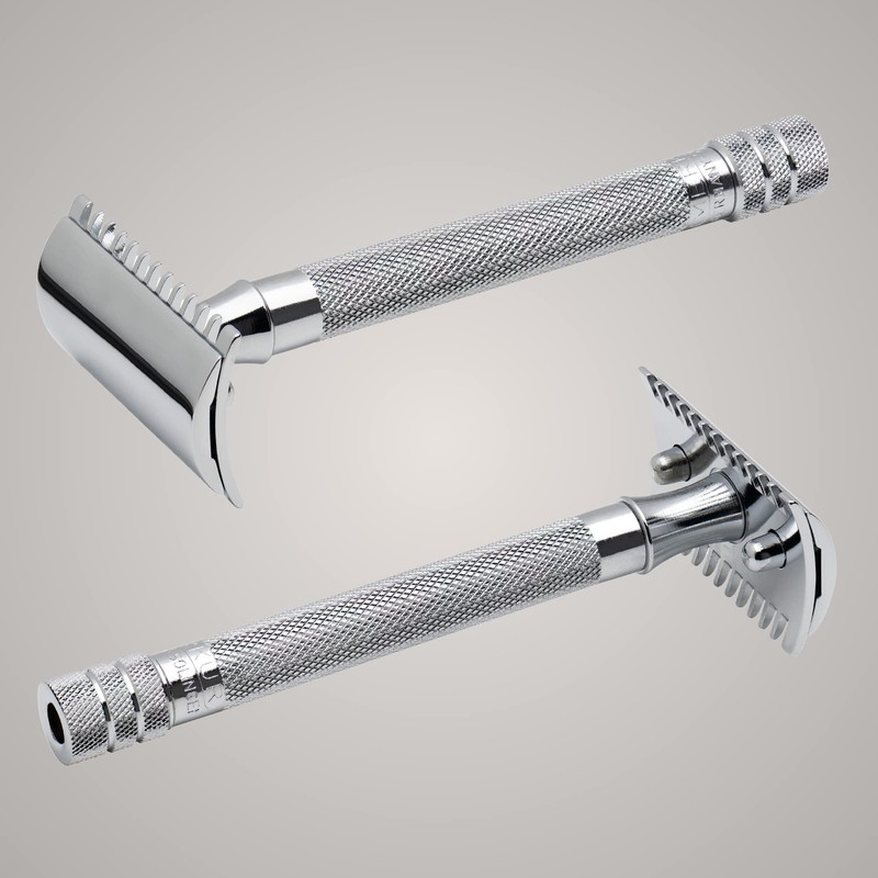 MERKUR Safety Razor 25C | Classic with Tooth Comb Gloss