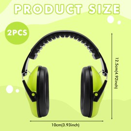 WIYETY Pack of 2 Children's Ear Protections: Noise Protection Headphones Children, Ear Muffs Child with SNR 26 dB Hearing Protection, Baby Headphones Noise Protection, Good Sound Insulation, with