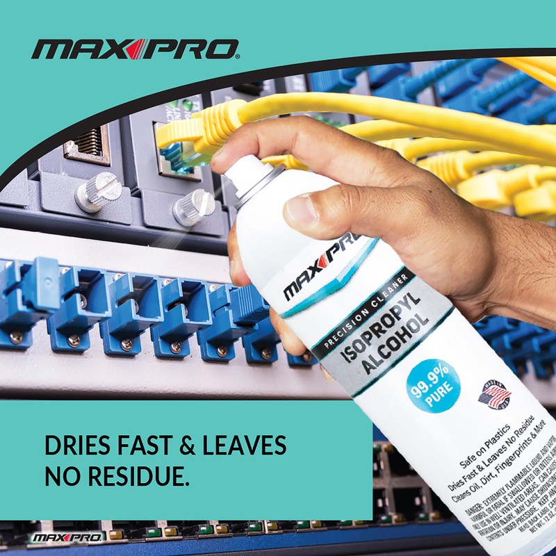 Max-Pro Precision Cleaner Isopropyl Alcohol 12oz.