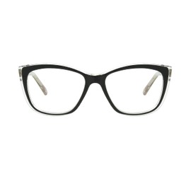 Sofia Vergara x Foster Grant women's Gloria Blue Light Multi Focusâ„¢ Glasses Reading Glasses, Black Leopard, 51mm US