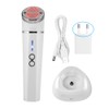 Portable Photon Red Blue Light Facial Hot Compress Massage Anti