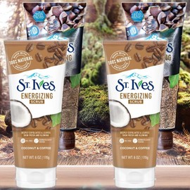 St. Ives Skin Tone Improvement Naturally Derived Scrub Coconut & Coffee 4 packs 170g / 세인트이브스 피부톤개선 자연유래 스크럽 코코넛 앤 커피 4개 170g