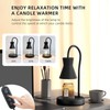 Candle Warmer Lamp, Electric Candle Lamp Timer and Dimmer Candle