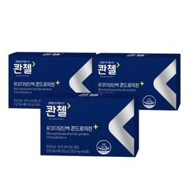 HLB Pharma 콴첼 뮤코다당단백 콘드로이친+ 60정 3개 Kwanchel Mucosaccharide Protein Chondroitin+ 60 Tablets 3 Packs