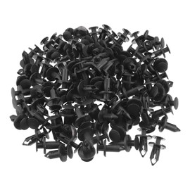 TUCKBOLD Auto-Frontkotflügelrockclip für Ford Escape 2008-2012 Langlebig Nr. N807389S/21030249/6503598 | Stoßtyp-Kunststoffhalterungsnieten Schwarz 120 Stück.