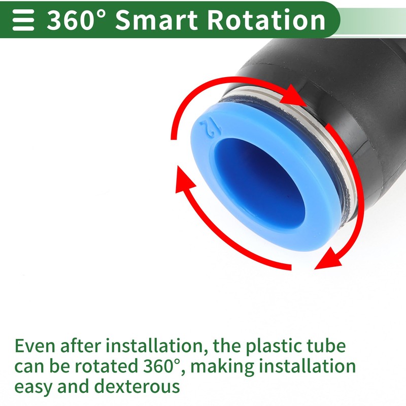 TUCKBOLD Push to Connect Air Fittings 1/2" 90 Degree Air