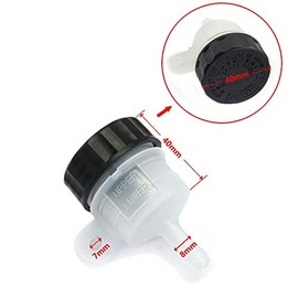 S SYUU Universal Motorcycle Foot Brake Cylinder Master Brake Cylinder Oil Container Liquid Container