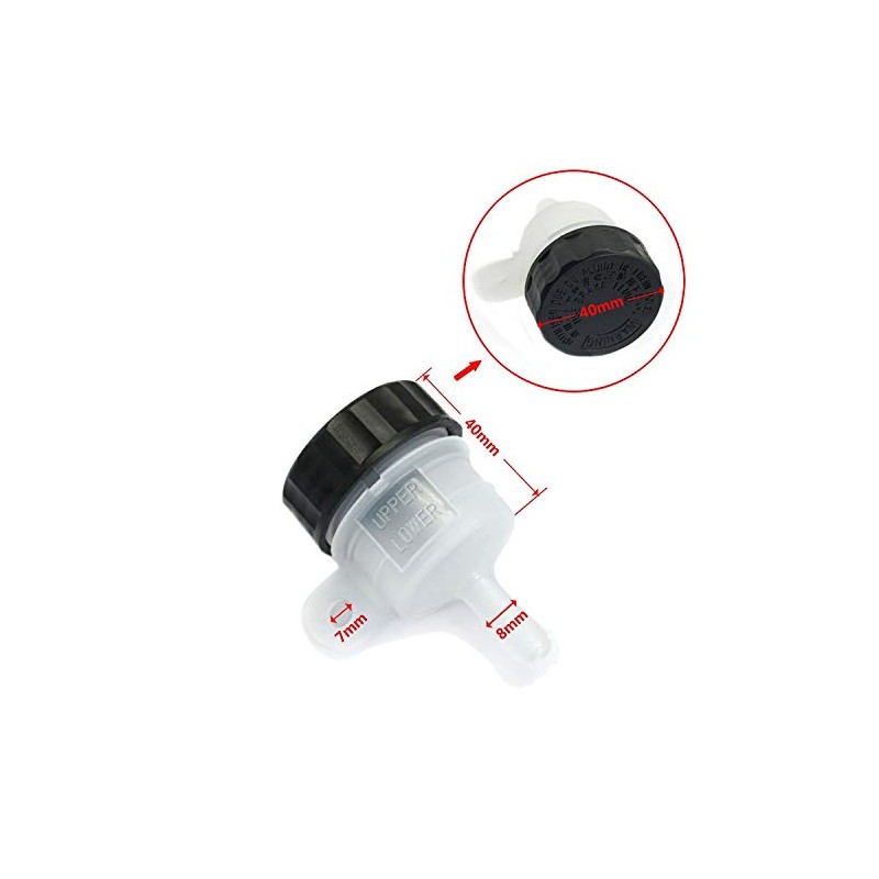 S SYUU Universal Motorcycle Foot Brake Cylinder Master Brake Cylinder