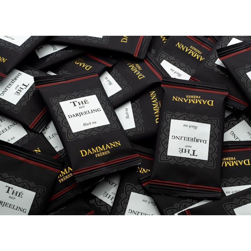 Dammann Freres Satchets, Darjeeling Tea Bags, Premium French Gourmet Black
