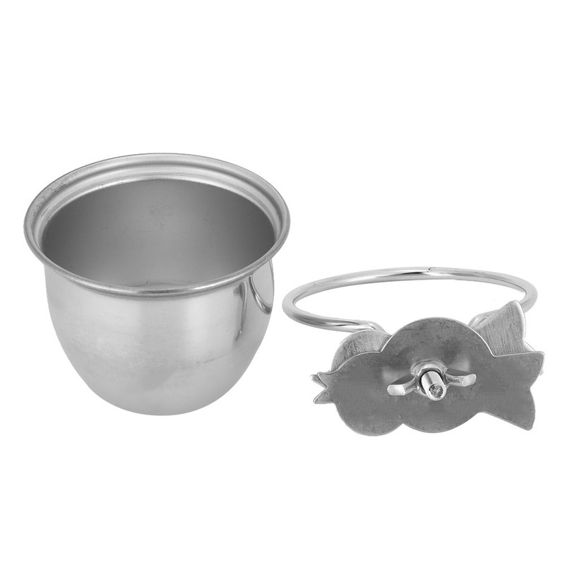 Stainless Steel Parrot Food and Water Coop Cup Bird Feeding