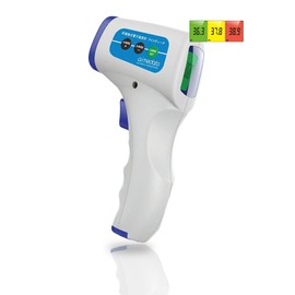 Aimedata Non-Contact Thermometer, Infrared Thermometer, Non-Contact, LED LCD Screen, 2 Measuring Modes, Automatic Power Off, 32 Times Recording, Instruction Manual Included