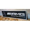 AMG performance aluminum sign 6" x 24"