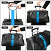 Pddgllut Luggage Connector Straps for Suitcases, Adjustable Travel Bungee for