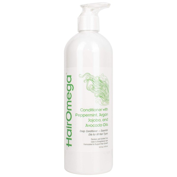 DrFormulas HairOmega Sulfate Free Conditioner with Deep Conditioning Moroccan Argan,