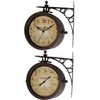 Infinity Indoor/Outdoor 8" The Charleston Double Sided Clock & Thermometer