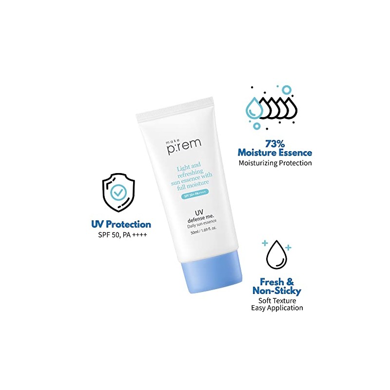 MAKEPREM UV Defense Me Blue Ray Sun Gel 75ml 2.53